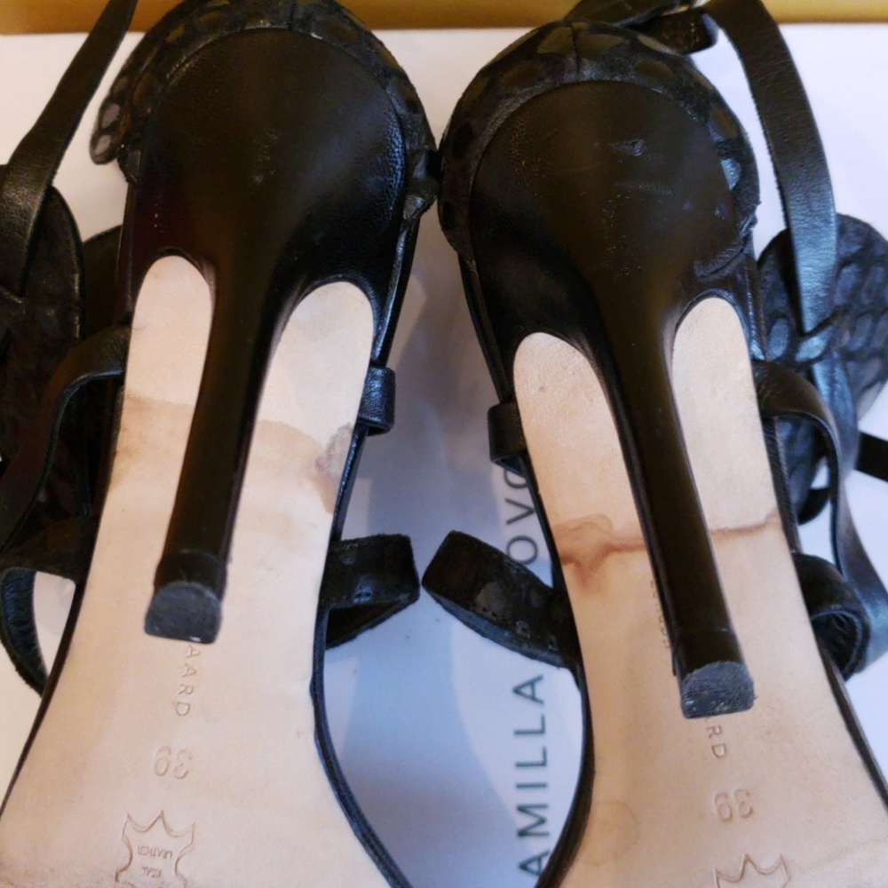 Camilla Skovgaard Black Ankle Cuff Sandals - Picture 5 of 6